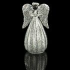Сувенир "Ангел серебристый платье с иголочками" 10х4х5 см - Фото 1