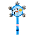 Погремушка музыкальная игрушка «Весёлые зверушки», с бубенцами, МИКС - Фото 2