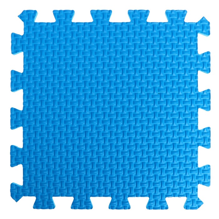 Мягкий пол универсальный, 33×33 см, цвет синий - фото 1908233877