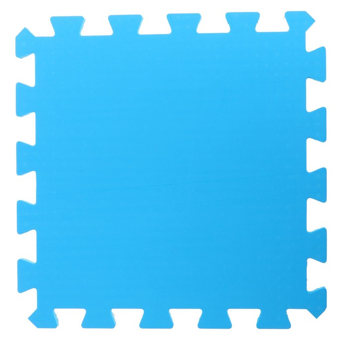 Мягкий пол универсальный, 33×33 см, цвет синий - фото 1908233869