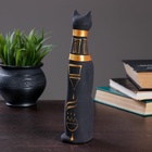 Фигура керамика «Кот Египетский», роспись, чёрный, 5×6.5×22.5 см  (артикул 729079)  большой выбор товаров оптом и в розницу по низким ценам с доставкой