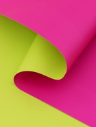 Пленка матовая для цветов и букетов, двусторонняя, желто - зеленый/фиолетовый, 57×57 см ±5% см - Фото 1