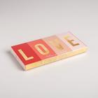Коробка для шоколада «With Love», 17.3 × 8.8 × 1.5 см - фото 318457787