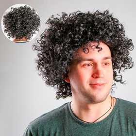 Карнавальный парик «Объём», обхват головы 56-58, 120 г, цвет чёрный