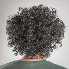 Карнавальный парик «Объём», обхват головы 56-58, 120 г, цвет чёрный - Фото 2