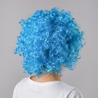 Карнавальный парик «Объём», цвет голубой, 120 г - Фото 2