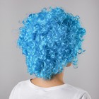 Карнавальный парик «Объём», цвет синий, 120 г - Фото 2