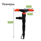 Распылитель 2−лепестковый, штуцер под шланги 1/2" (12 мм) − 3/4" (19 мм), пика, пластик, «Жук» - Фото 2