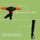 Распылитель 2−лепестковый, штуцер под шланги 1/2" (12 мм) − 3/4" (19 мм), пика, пластик, «Жук» - Фото 3