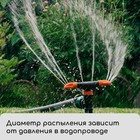 Распылитель 4−лепестковый, штуцер под шланги 1/2" (12 мм) − 3/4" (19 мм), пика, пластик, «Жук» - Фото 8