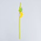 Трубочка для коктейля «Ананас», набор 12 шт. - Фото 2