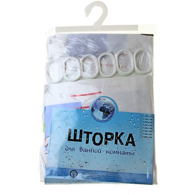 Штора для ванны «Цветы»