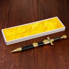 Макет оружия «Сувенирный кортик», рукоять витая со вставкой из камня, металл, пластик, 40 см - Фото 7