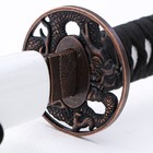 Сувенирное оружие «Катана Иайта» 103 см, белые ножны с синим драконом - фото 8642590