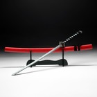Сувенирное оружие «Катана на подставке», красные ножны, 103см - Фото 1