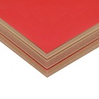 Бумага А4, 100 листов, 80 г/м2, самоклеящаяся, флуоресцентная, красная - Фото 2