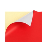 Бумага А4, 100 листов, 80 г/м², самоклеящаяся, флуоресцентная, красная - Фото 6