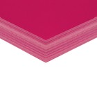 Бумага А4, 100 листов, 80 г/м, самоклеящаяся, флуоресцентный, ярко-розовая - Фото 2