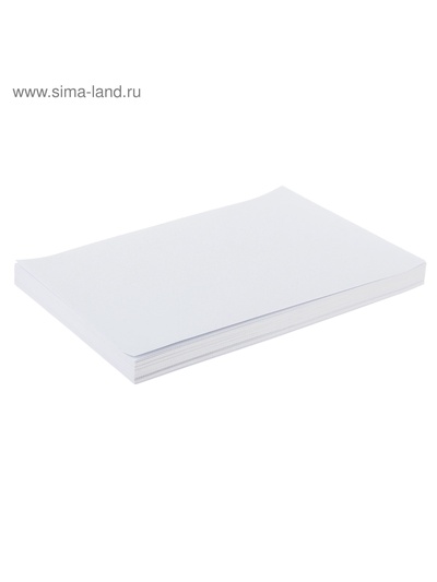 Этикетки А4 самоклеящиеся 100 листов, 80 г/м², 210×148.5 мм, белые, 2 штуки, МИКС матовые/глянец