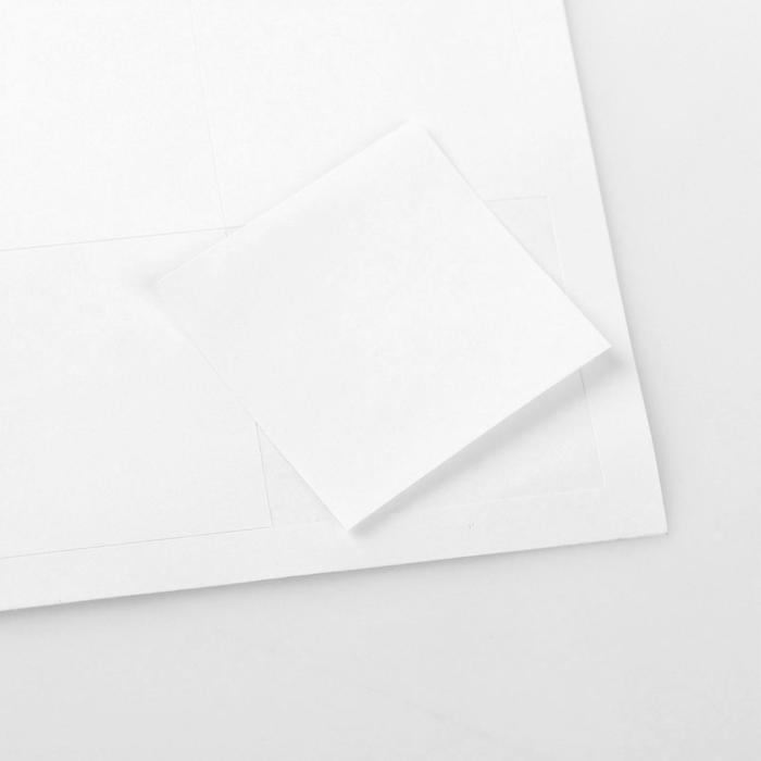 Этикетки А4 самоклеящиеся 100 листов, 80 г/м, на листе 24 этикетки, размер: 33,8 х 64,2 мм, глянцевые, белые - фото 1880246784