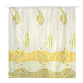 Штора для ванны Доляна «Мозаика», 170×180 см, полиэстер