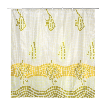 Штора для ванны Доляна «Мозаика», 170×180 см, полиэстер