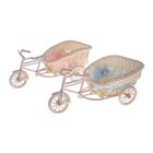 Корзина декоративная "Повозка" МИКС 21х13х11 см - Фото 2