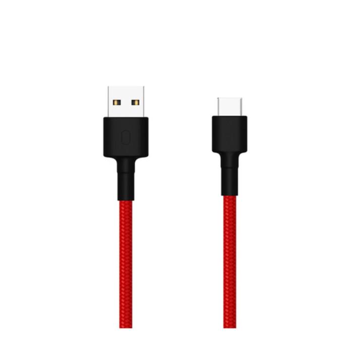 Кабель Xiaomi Mi Braided USB Type-C SJX10ZM (SJV4110GL), 100см, красный - Фото 1