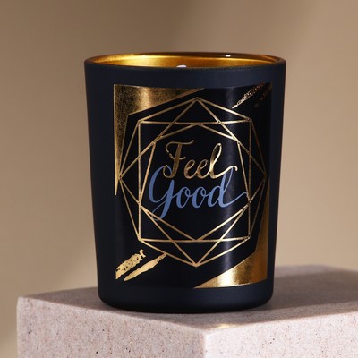 Свеча в стакане Feel Good, 5.5×5.5×6.5 см
