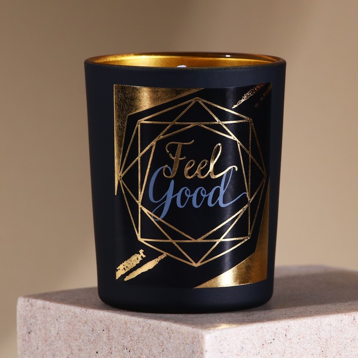 Свеча в стакане Feel Good, 5.5×5.5×6.5 см - Фото 1