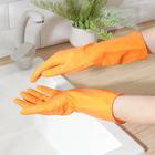 Перчатки хозяйственные Доляна, размер M, латексные, МИКС - Фото 1