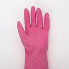 Перчатки хозяйственные Доляна, размер L, резиновые, цвет МИКС - Фото 2