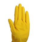 Перчатки хозяйственные резиновые Доляна, прочные, размер M, 40 гр, цвет МИКС - Фото 2