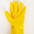 Перчатки хозяйственные резиновые Доляна, прочные, размер XL, 40 гр, цвет МИКС - Фото 2