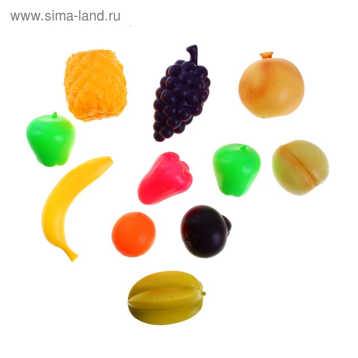 Набор фруктов "Ягодный микс", 11 предметов - Фото 1