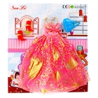 Платье с аксессуарами, в пакете, для кукол ростом 28-30 см, МИКС - Фото 1