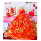 Платье с аксессуарами, в пакете, для кукол ростом 28-30 см, МИКС - Фото 3