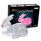 Пазл 3D кристаллический «Заяц», 56 деталей, цвета МИКС - Фото 1