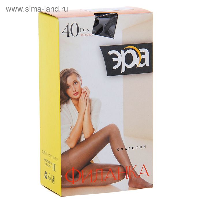Колготки женские Филанка 40 (черный, 5) - Фото 1