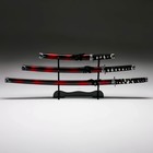 Макет оружия «Сувенирные катаны на подставке 3в1. Азия», подарочный набор, ножны дерево, 54 см; 81 см; 100 см, МИКС - Фото 8