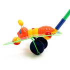 Каталка на палке «Бабочка цветная», длина ручки 42 см, МИКС - Фото 3