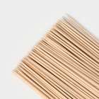 Шампур деревянный Magistro, 30×0,3 см, 100 шт, берёза - фото 4319394
