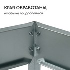 Клумба оцинкованная, 100×100×15 см, «Квадро», Greengo - Фото 4