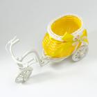 Корзина декоративная "Велосипед с кашпо-вазон" МИКС 20х13х11 см - Фото 6