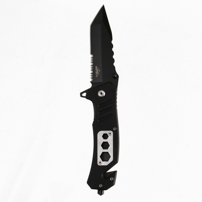 Нож складной "Лидер" 20см, клинок 84мм/3мм, со стропорезом - фото 1927649041