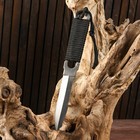 Нож метательный "Мастер К" 21,6см, клинок 100мм/2,5мм, черный - фото 28465654