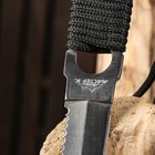 Нож метательный "Мастер К" 21,6см, клинок 100мм/2,5мм, черный - фото 28465655