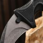 Нож-керамбит «Коготь орла», 20 см, клинок 90 мм/2.6 мм, серебристый - Фото 4