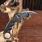 Нож-керамбит «Коготь орла», 20 см, клинок 90 мм/2.2 мм, черная паутина - Фото 12