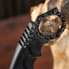 Нож-керамбит "Коготь орла" 20см, клинок 90мм/2,2мм, черная паутина - Фото 4